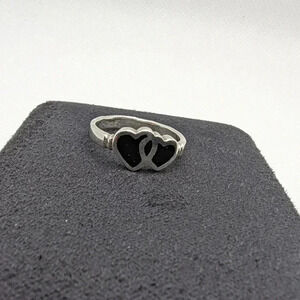 Sterling  heart ring